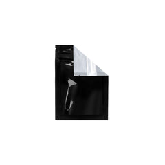 Mylar Bag Tear Notch Clear Black 1g - 100 Count