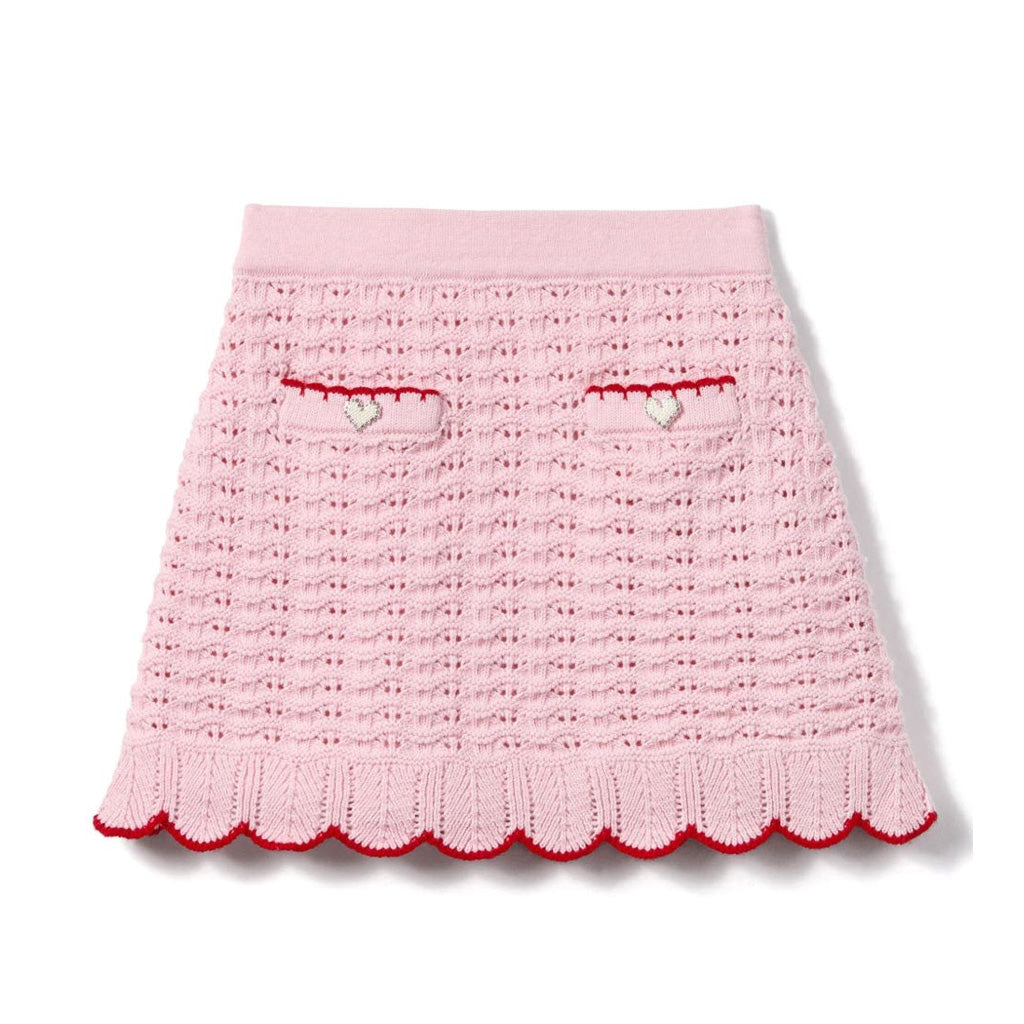 Self Portrait Kids Heart Detail Skirt