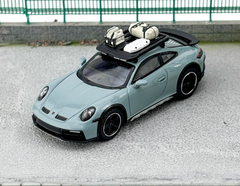 MINIGT 1:64 Gray 911 Dakar Shade Sports Model Diecast Metal Car 780 New Collection