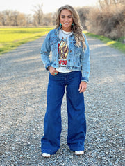 The High Rise Wide Leg Yoke Jean