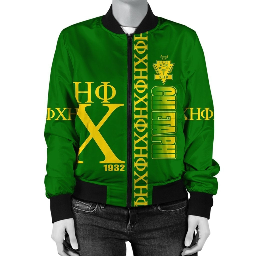 Sorority Jacket - Green Chi Eta Phi Bomber Jacket