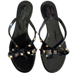 Valentino Rockstud Jelly Bow Sandal