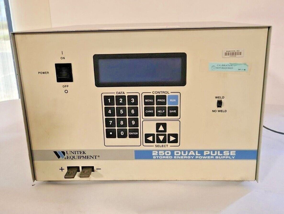 UNITEK 250 DUAL PULSE WELDING POWER SUPPLY Local Pickup
