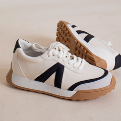 Town Sneaker by Mia-White/Black