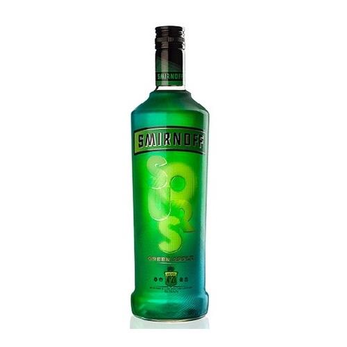 Smirnoff Sours Vodka Green Apple - 750ML