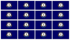 x12 Kentucky KY State Flag Car Truck Window Bumper Laptop Vinyl Sticker Decal 2" - OwnTheAvenue