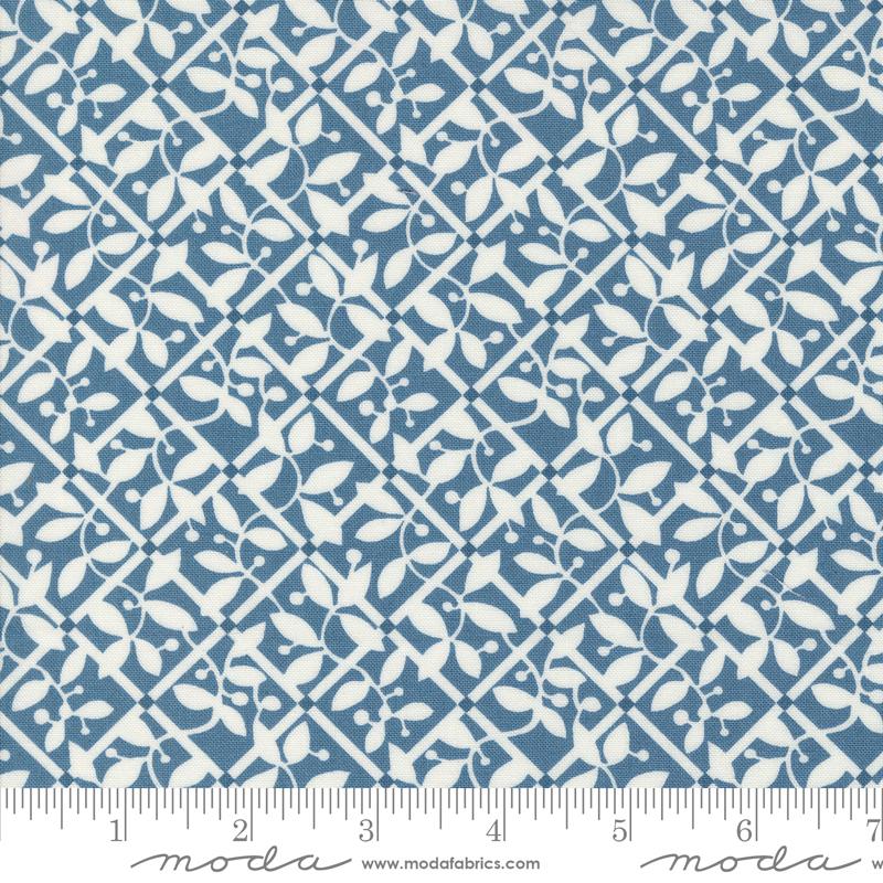 Shoreline - Medium Blue Lattice Check - 55303 13