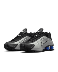 AR3565-006 Nike Shox R4 Black Metallic Silver Racer Blue (Women's)