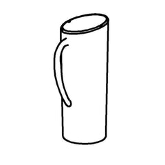 SPARE Container  Flute SAN , transparent 1.5 liters   (d