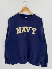 00' NIKE Navy Size M Vintage Sweat-shirt / 6708