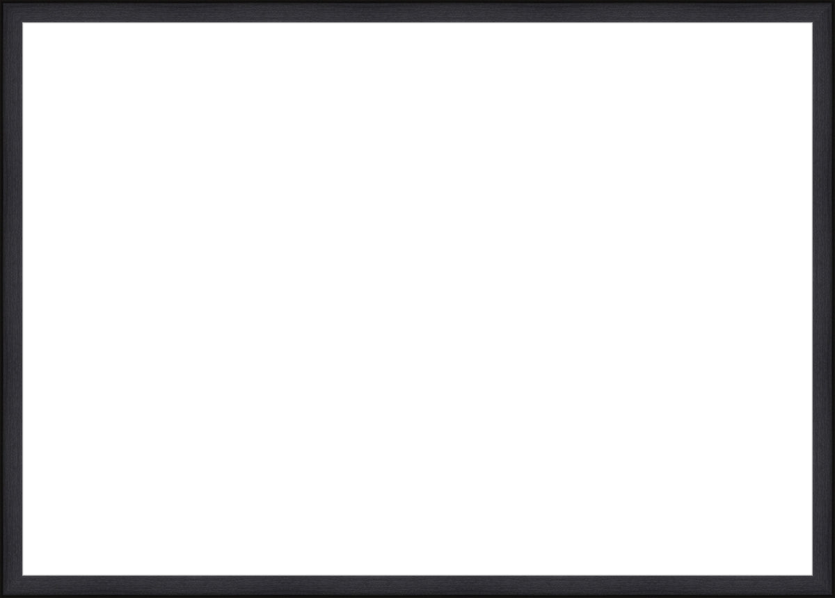 Black Frame. Opening Size: 19x27. Final Size: 20'' X 28''