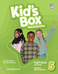 Kid's Box New Generation English for Spanish Speakers Level 5 Pupil's Book with eBook | Varios autores | 9788413225180 (Cambridge)