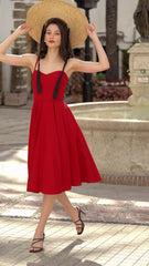 Bardot Linen Dress