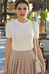 Tina Cable Knit Top