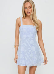 Cerise Mini Dress Lilac Burnout