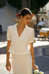 Talia Silk Two-Piece