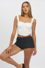Black Micro Shorts Lace