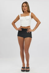 Black Micro Shorts Lace