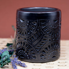 Barro Negro Carved Tumbler