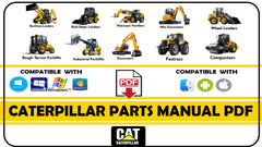 Caterpillar 972M Wheel Loader Parts Manual S/n A8p00001-up