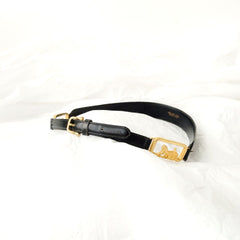 Celine vintage horse carriage leather belt