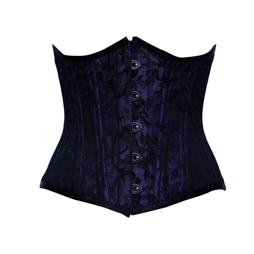 WT-UB PURPLE/BLACK BRO-1000 - Corsets Queen US-CA