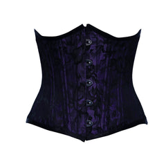 WT-UB PURPLE/BLACK BRO-1000 - Corsets Queen US-CA