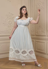 Curve & Plus "Matin de fenêtre fleurie" Dress