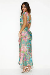 Rainnova Maxi Dress Green