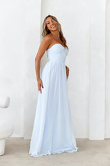 Ballroom Dancing Maxi Dress Blue