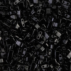 Miyuki HALF TILA Beads - Black