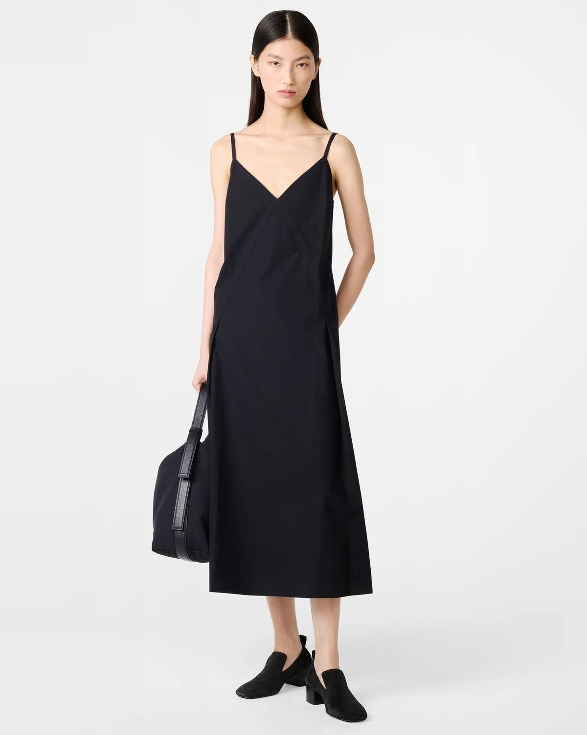 Studio Nicholson Oma Slip Dress Darkest Navy-Studio Nicholson-Thistle Hill