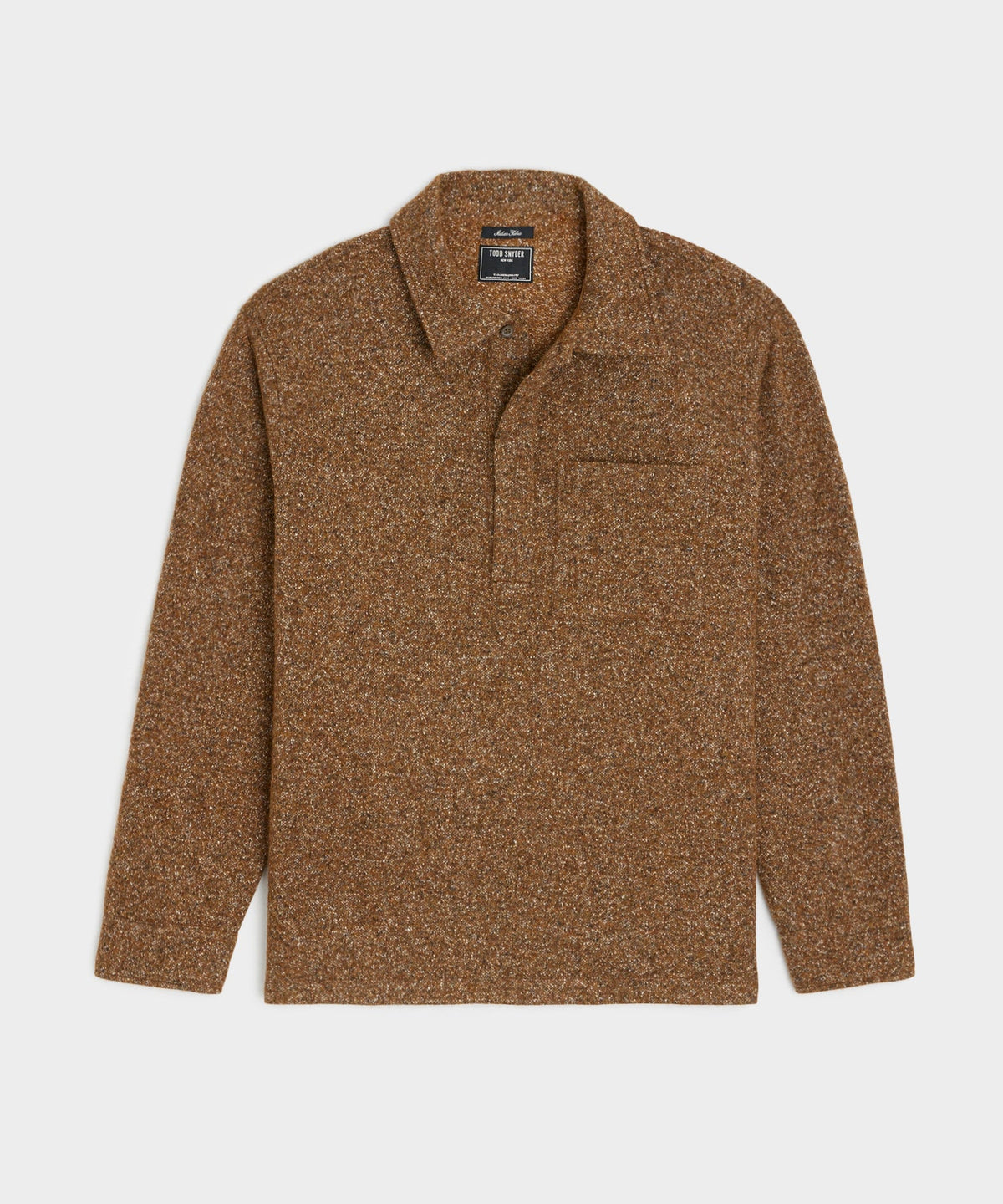 Wool-Silk Polo Overshirt