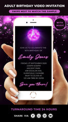 16th Birthday Video Invitation