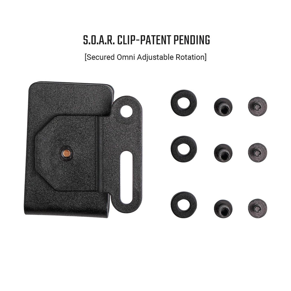 Secured Omni Adjustable Rotation Clip  - X0159