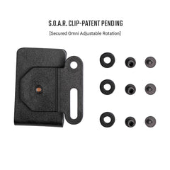 Secured Omni Adjustable Rotation Clip  - X0159