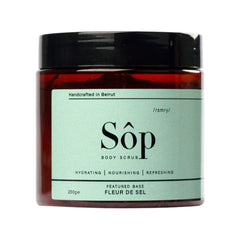 Sôp Rosemary Body Scrub