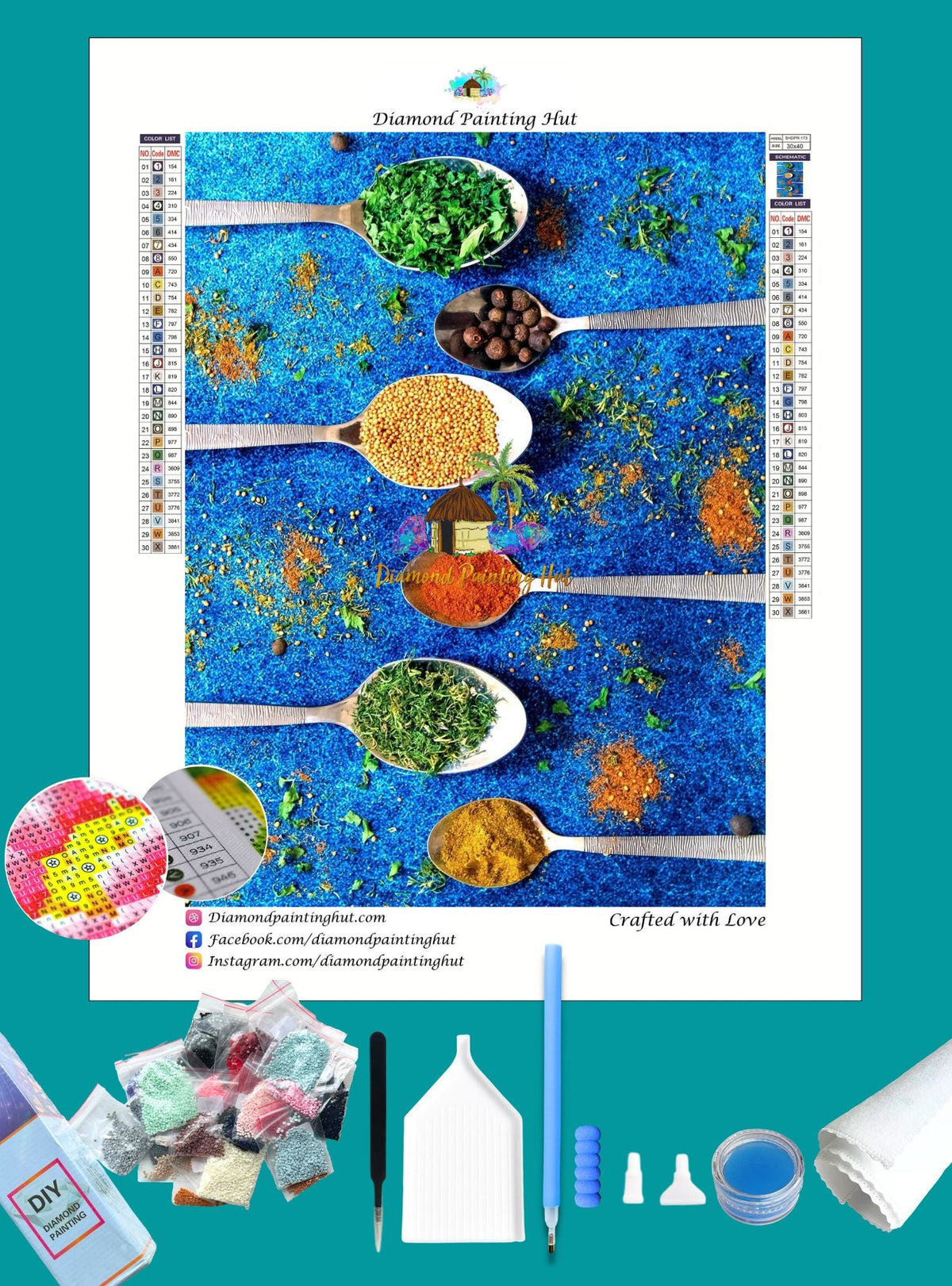 Spices for Cooking Diamond Painting