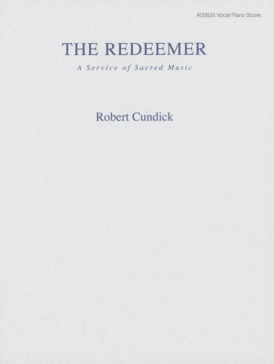 The Redeemer - Vocalist Score with Keyboard Reduction | Sheet Music | Jackman Music