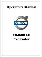 Volvo EC460B LC Excavator Pdf Operator's Manual