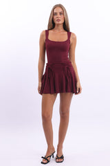 Red Supersoft Bodysuit Sleeveless