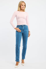 Pink Supersoft Fleece Top Long Sleeve