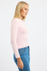 Pink Supersoft Fleece Top Long Sleeve