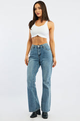 White Bralette Top Sleeveless V-neck Ruched