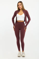 Red Active Leggings