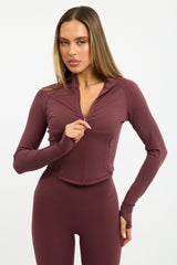 Red Active Jacket Long Sleeve