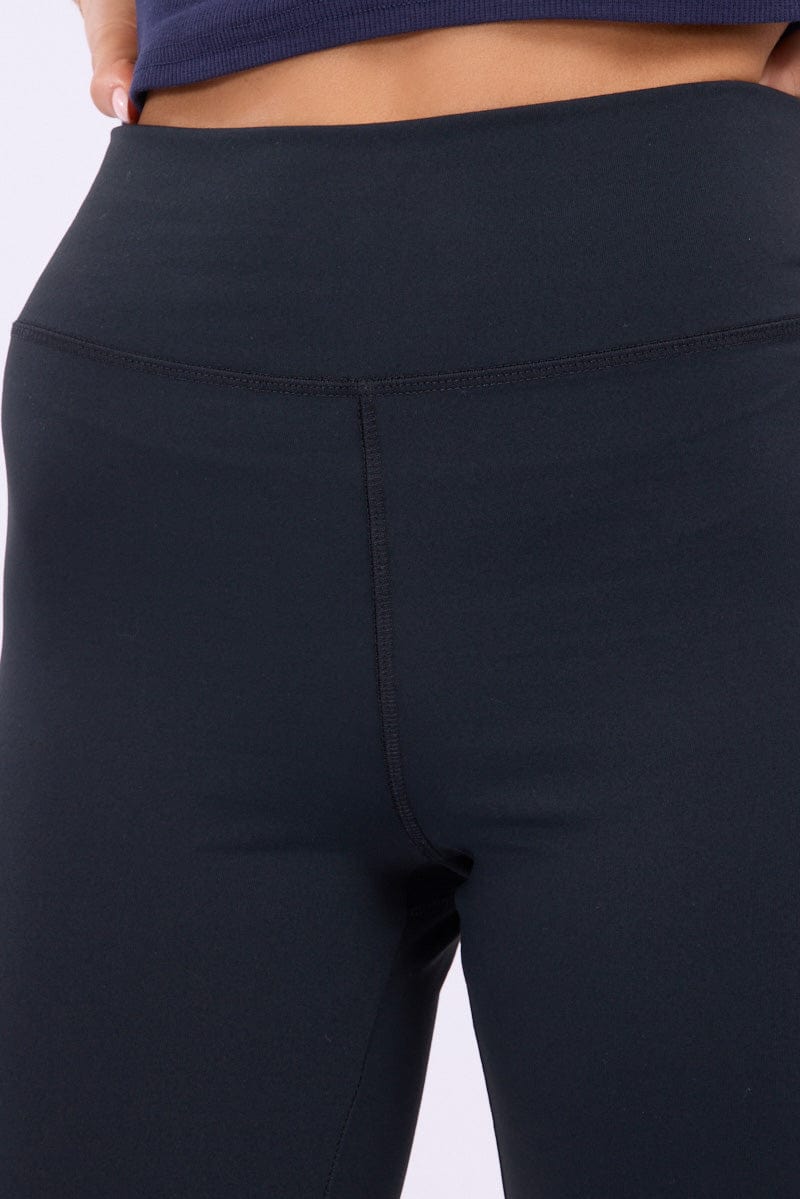 Black Flare Leg Pants