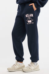 Blue Track Pants Jogger