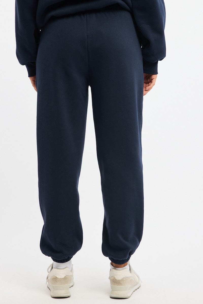 Blue Track Pants Jogger