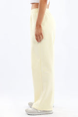 Yellow Track Pants Wide Leg
